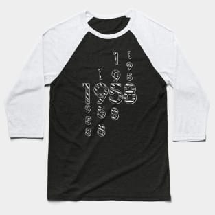 Année de naissance 1958 Baseball T-Shirt